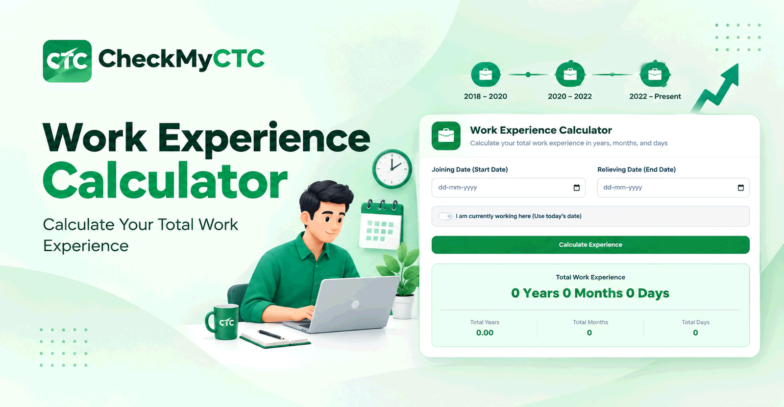 Best Free Work Experience Calculator – Calculate Your Total Experience