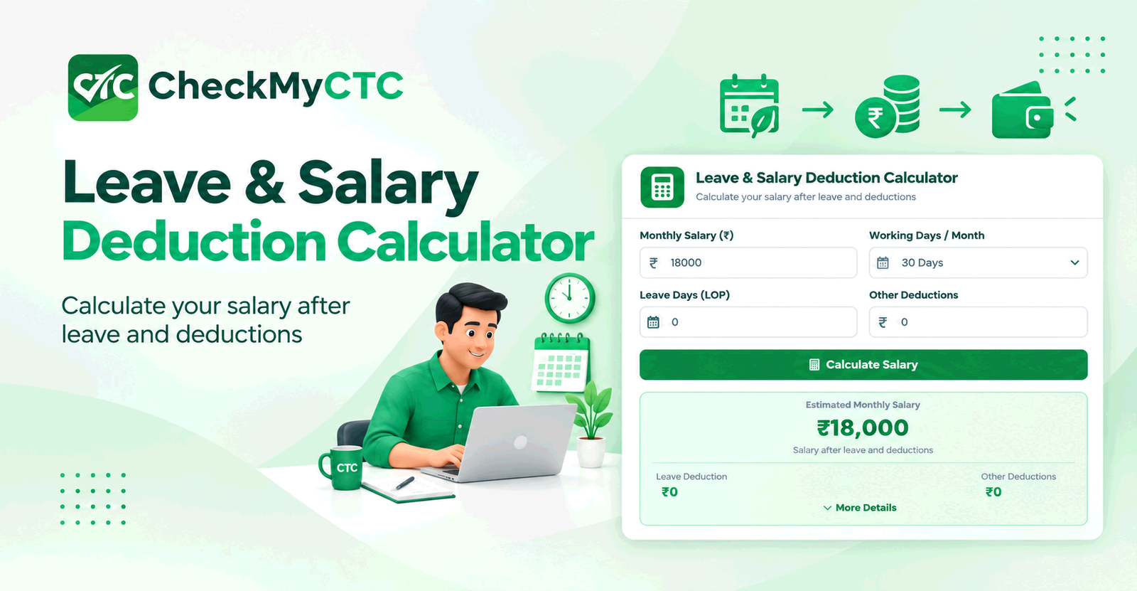 Best Free Leave & Salary Deduction Calculator – Calculate Net Pay After Leaves